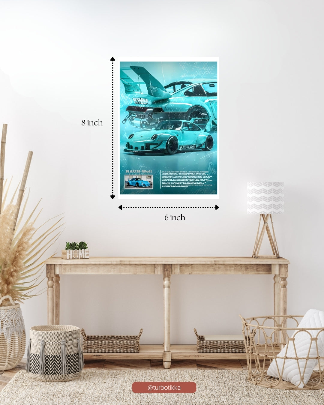 1988 Porsche 911 Carrera - Wall Poster