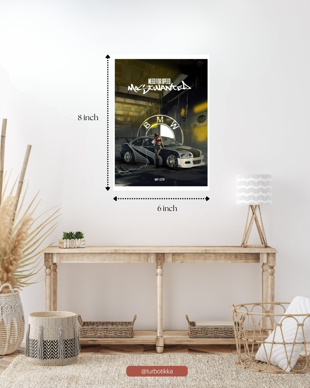 BMW M3 GTR - Wall Poster