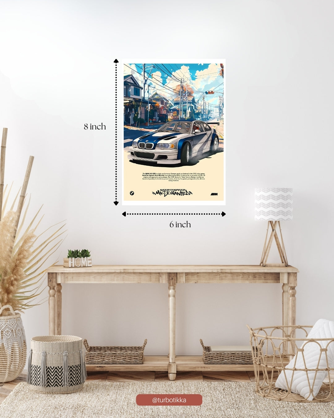 BMW M3 GTR - Wall Poster