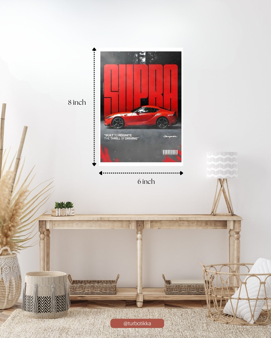 Toyota Supra MK4 - Wall Poster