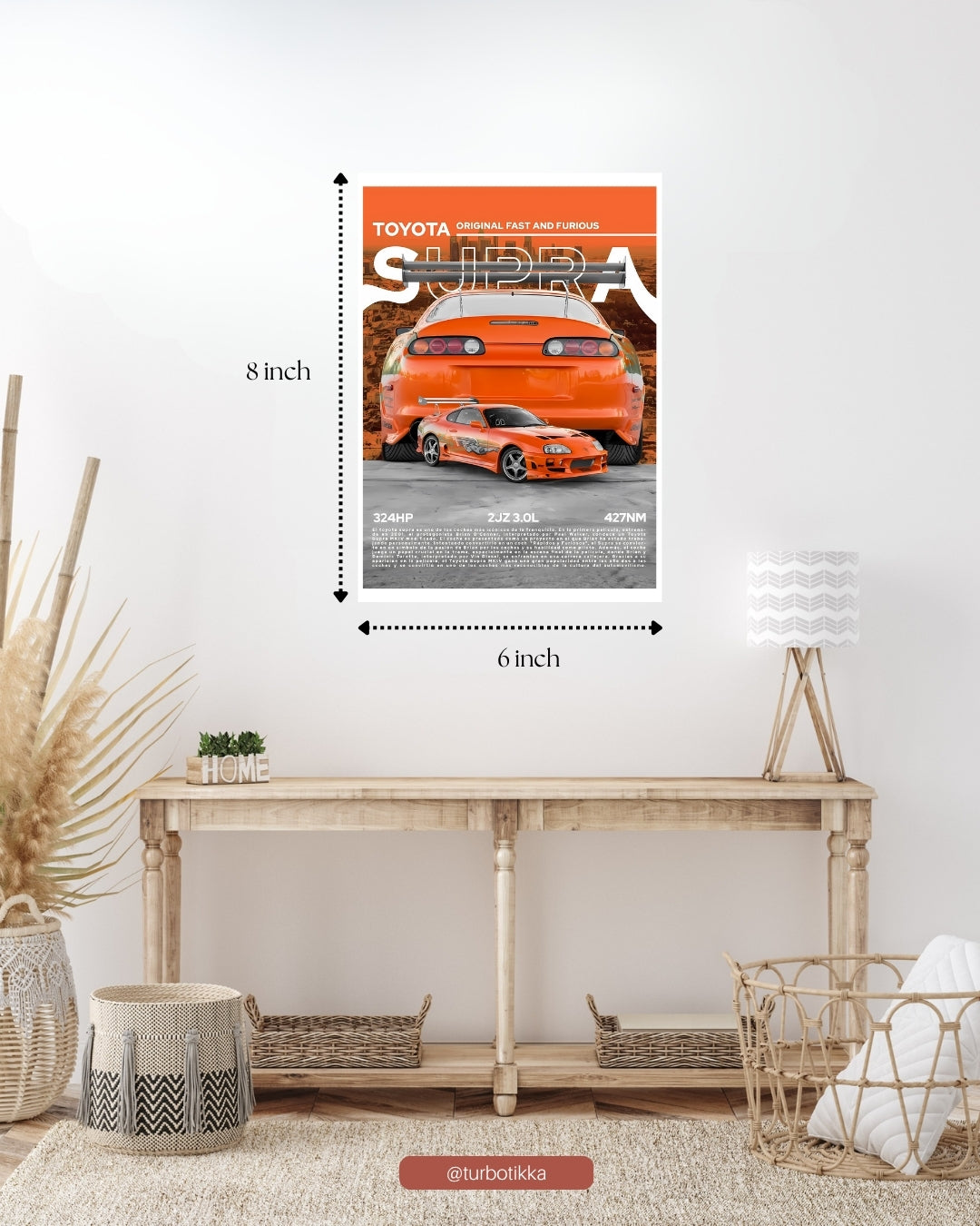 Toyota Supra - Wall Poster
