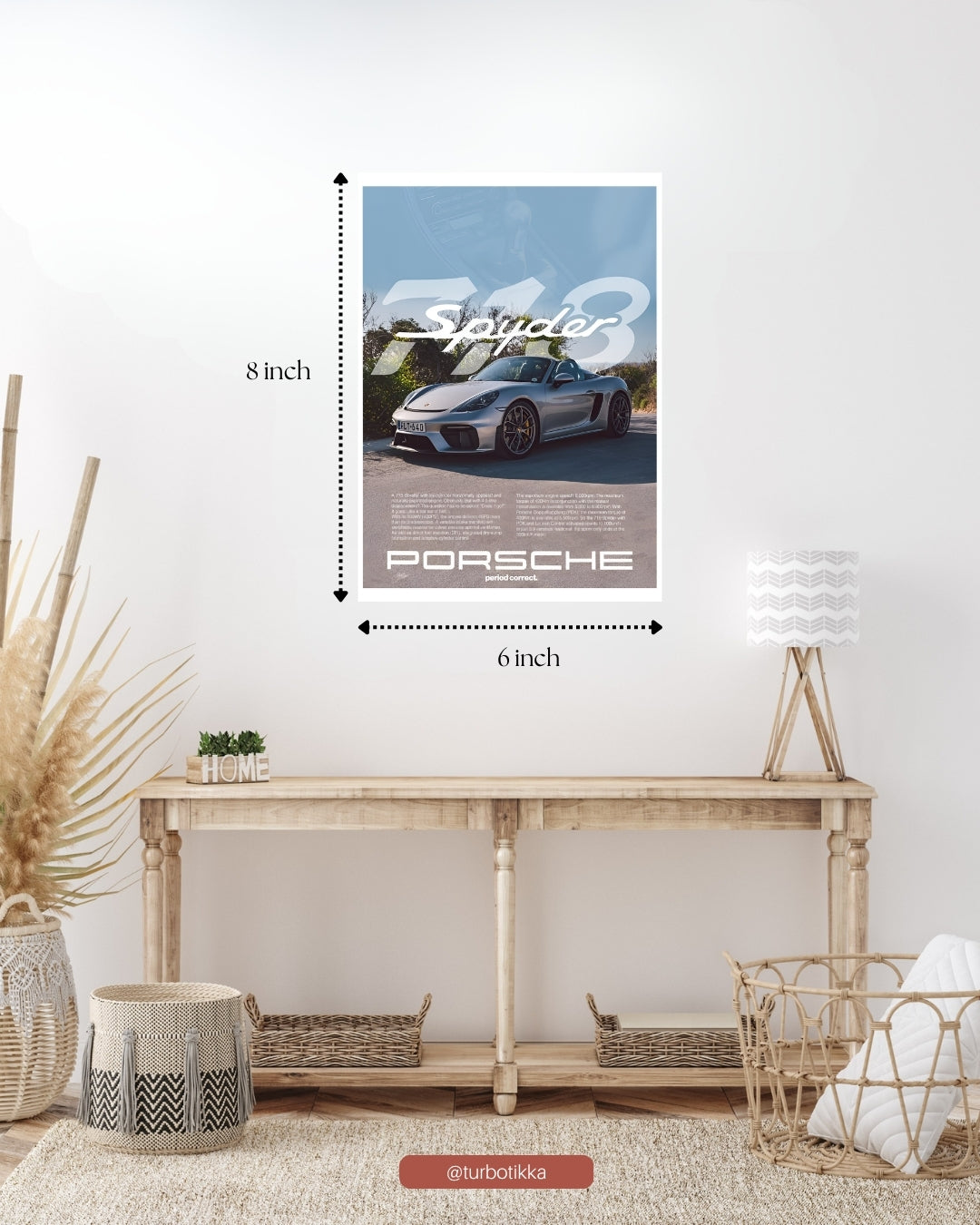 Porsche 718 Spyder - Wall Poster
