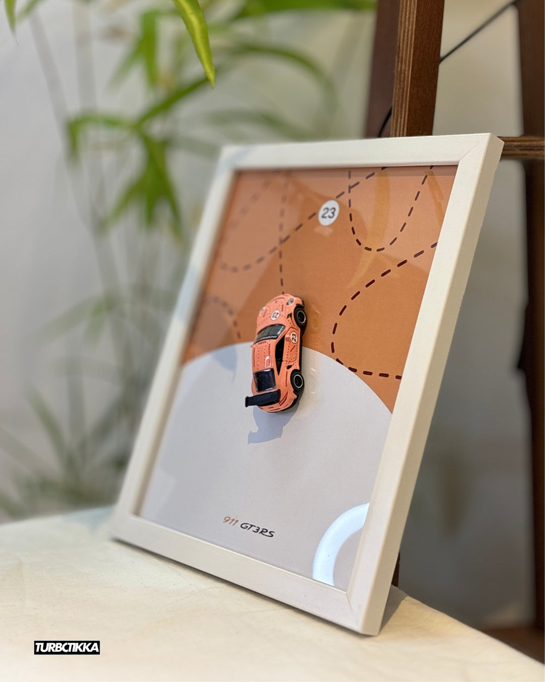 Porsche 911 GT3 RS PINK Framed - Wall Decor