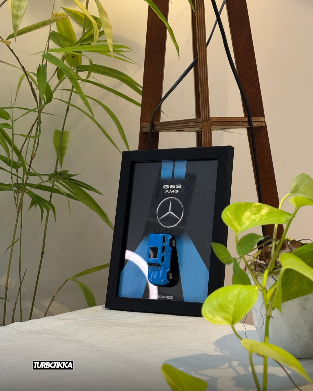 G-Wagon (replica) Blue Framed - Wall Art