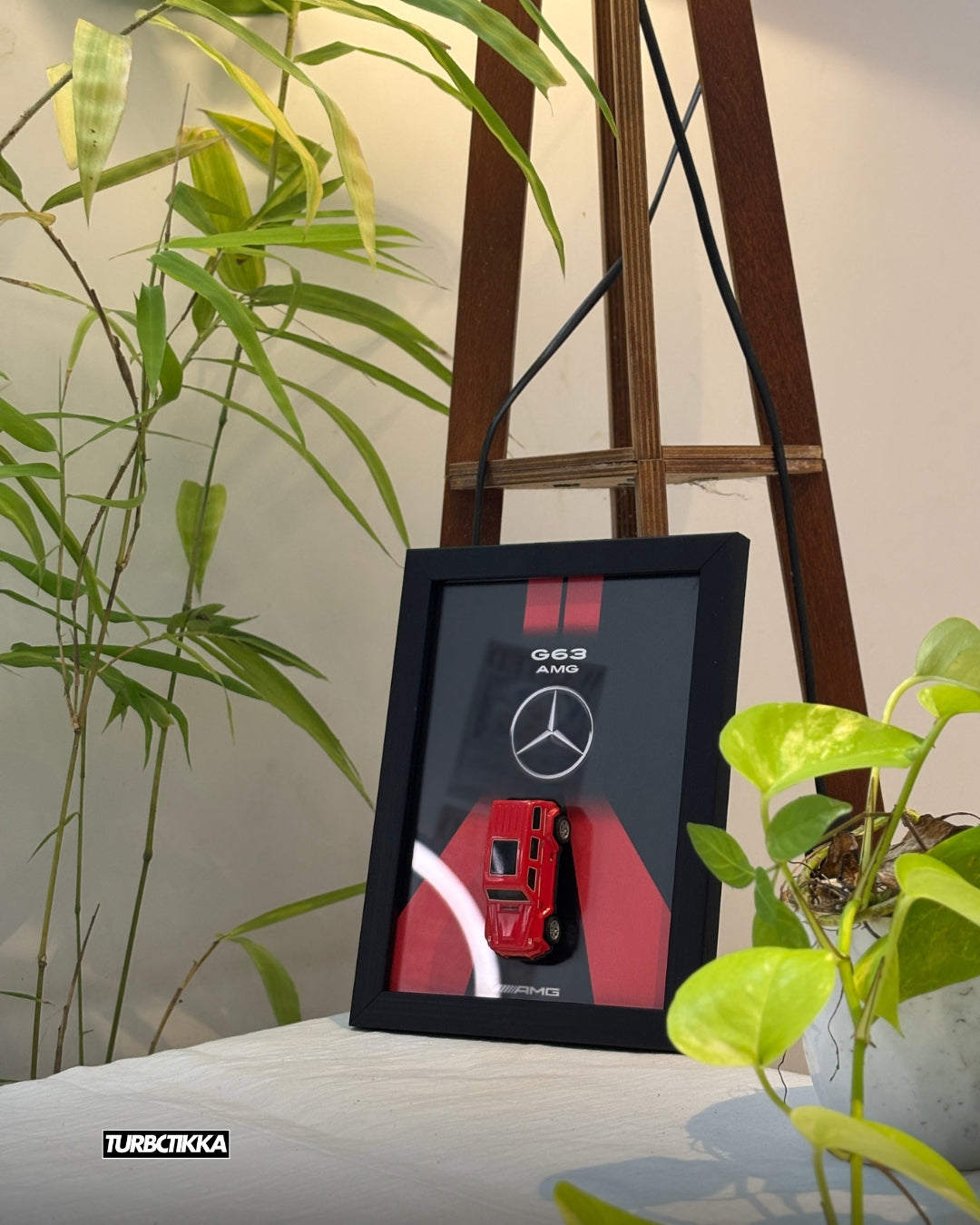 G-Wagon (replica) Red Framed - Wall Art