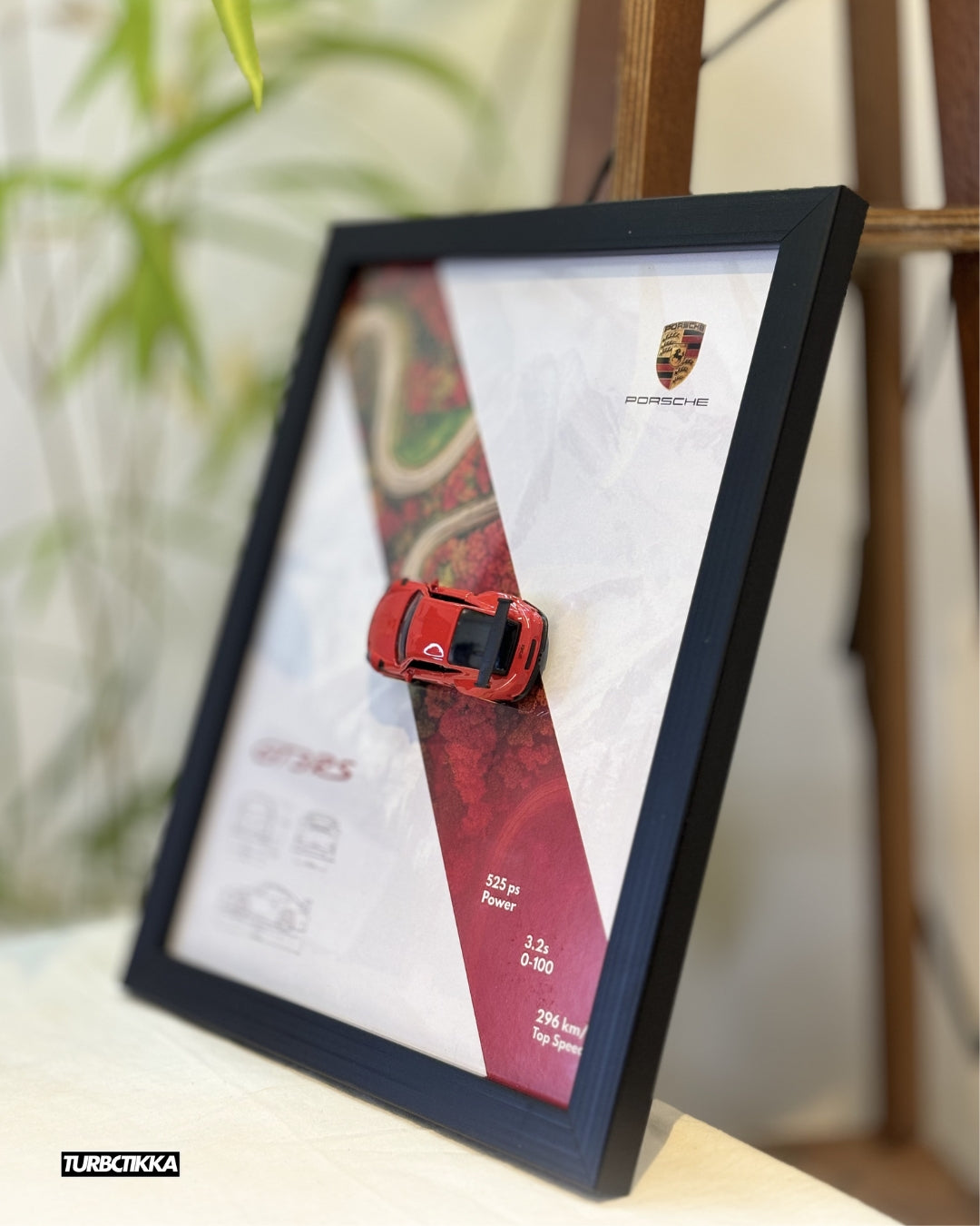 Porsche 911 GT3 RS Red Framed - Wall Decor