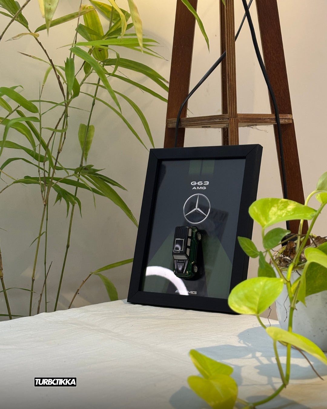 G-Wagon (replica) Green & Black Framed - Wall Art