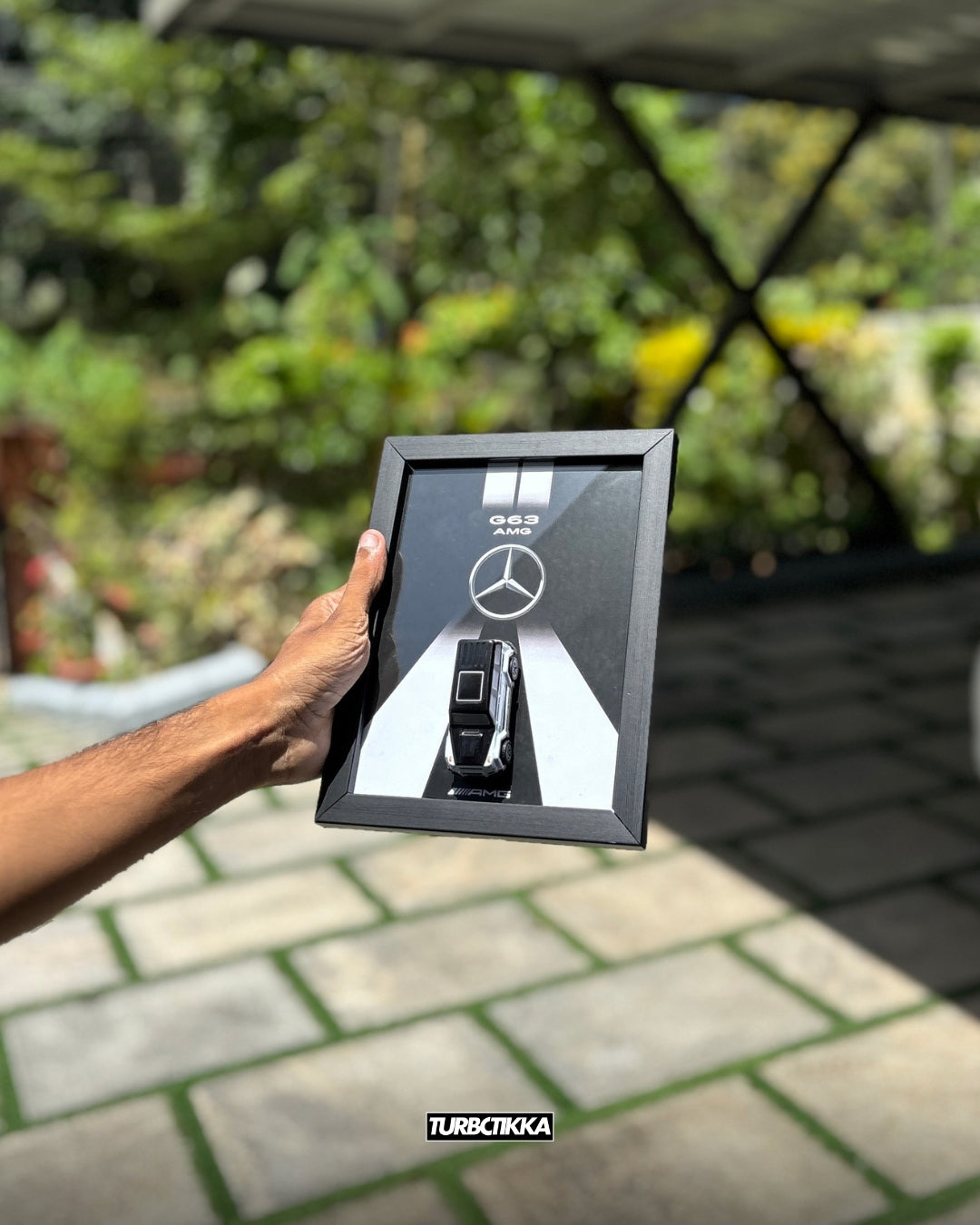 G-Wagon (replica) Black & White Framed - Wall Art