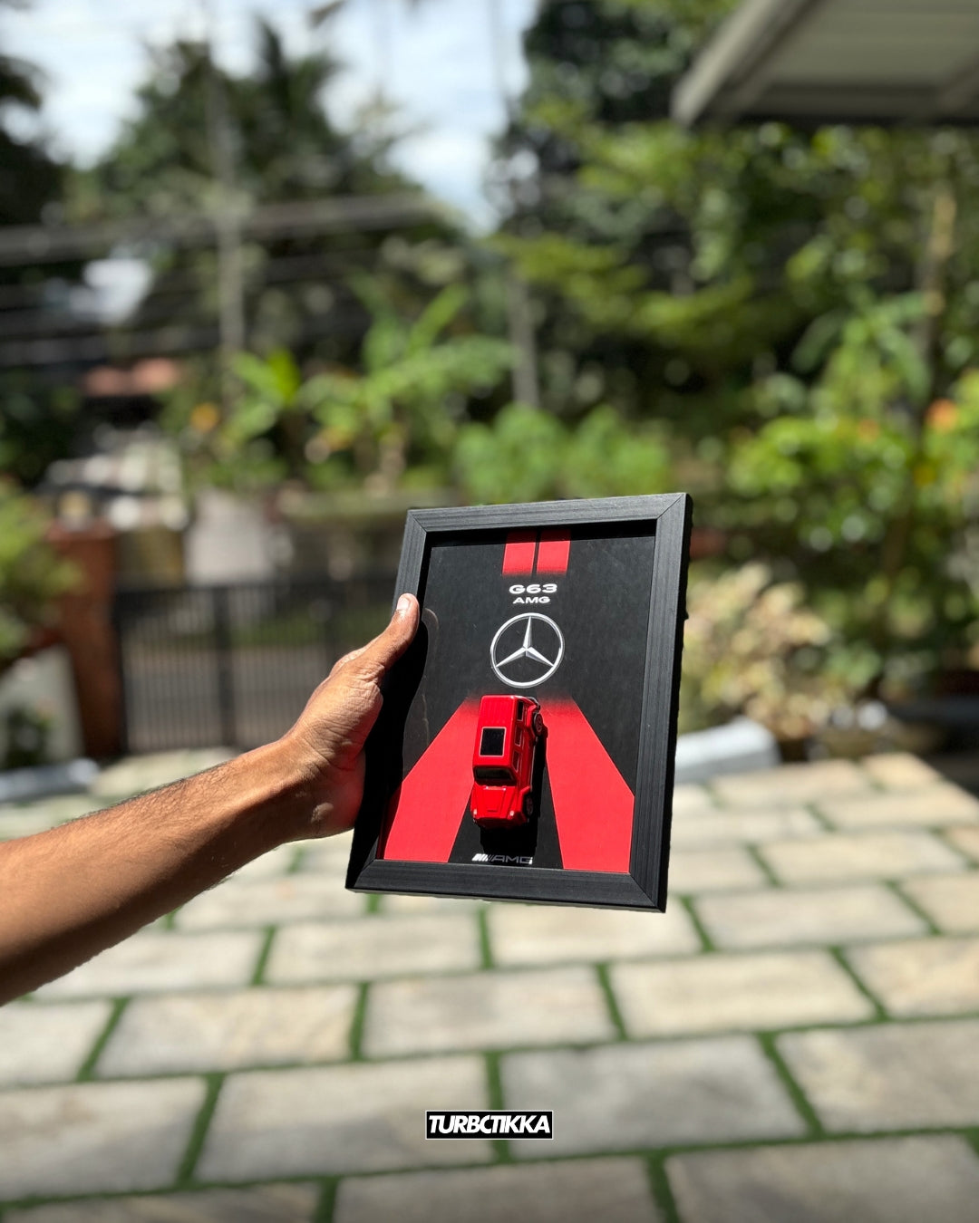 G-Wagon (replica) Red Framed - Wall Art