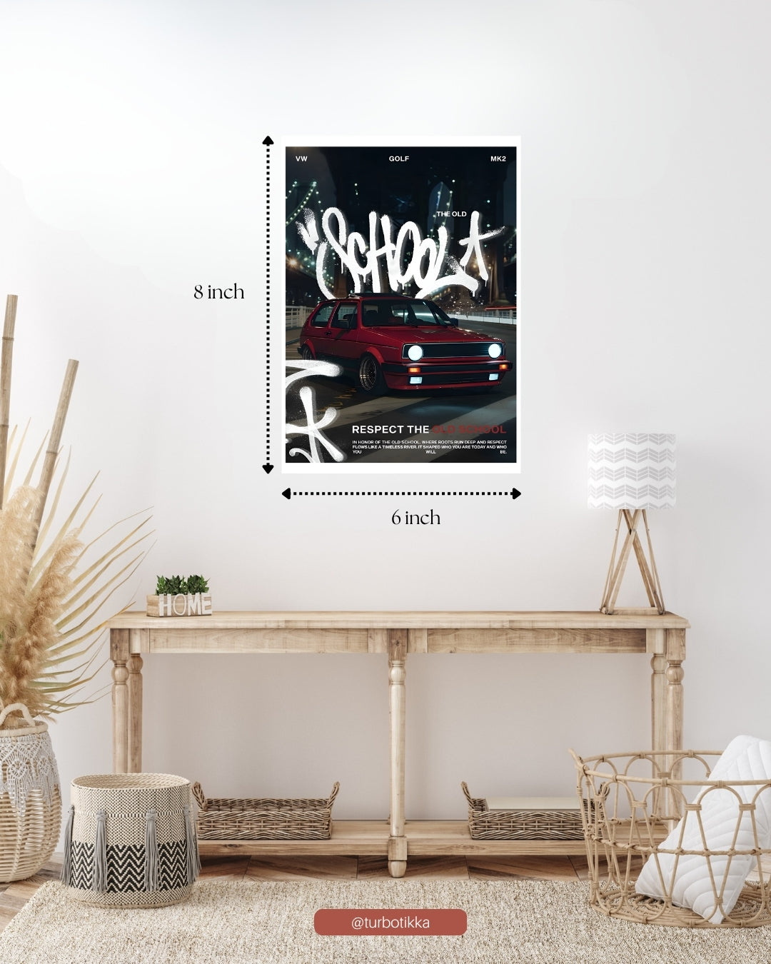 Volkswagen Golf MK2 - Wall Poster