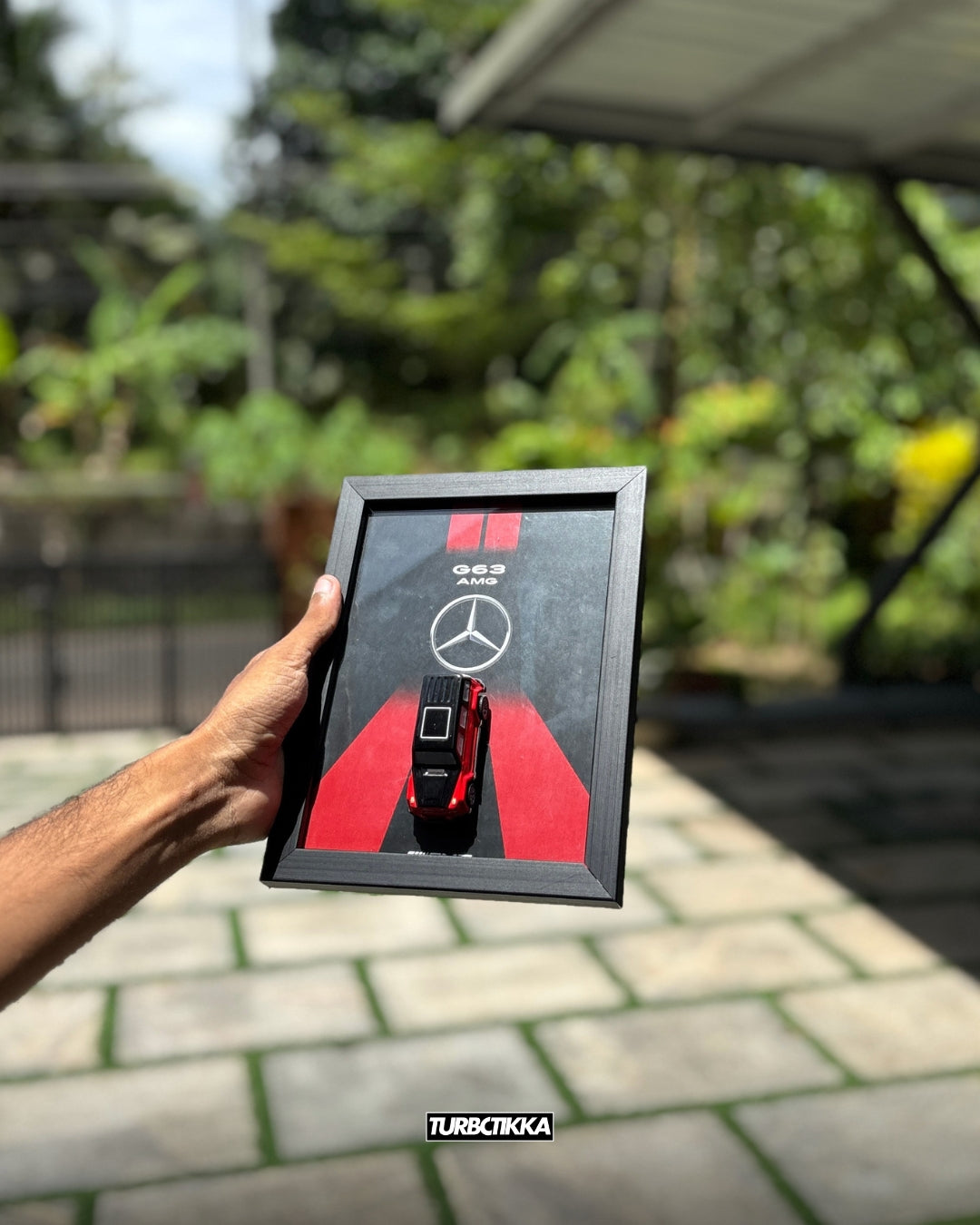 G-Wagon (replica) Red & Black Framed - Wall Art