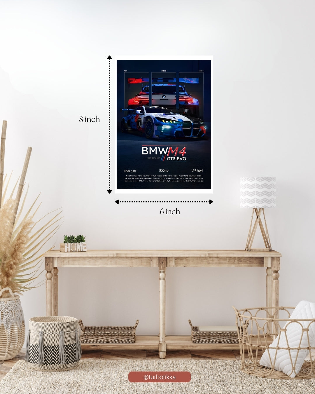 BMW M4 GT3 Evo - Wall Poster