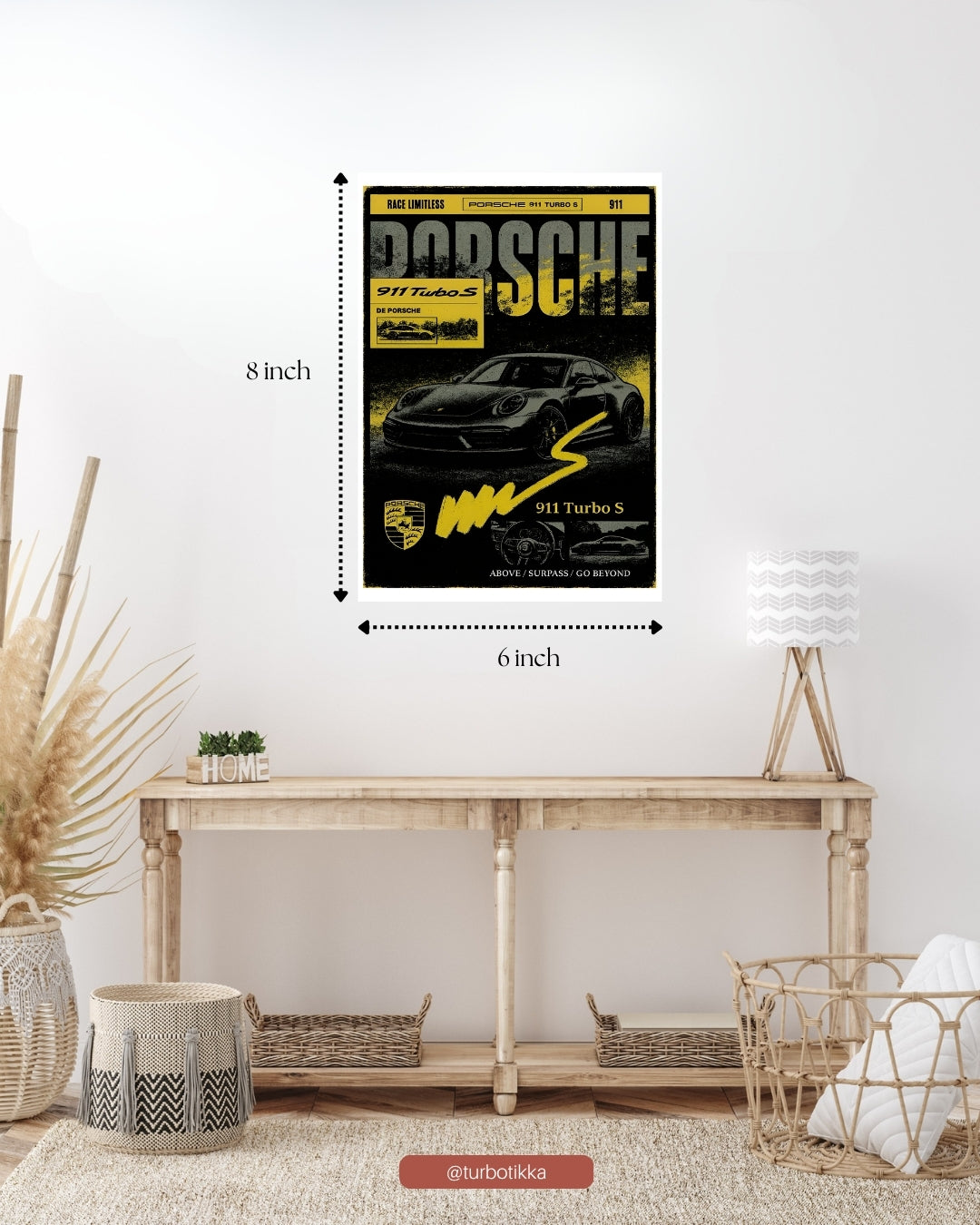 Porsche 911 Turbo S - Wall Poster