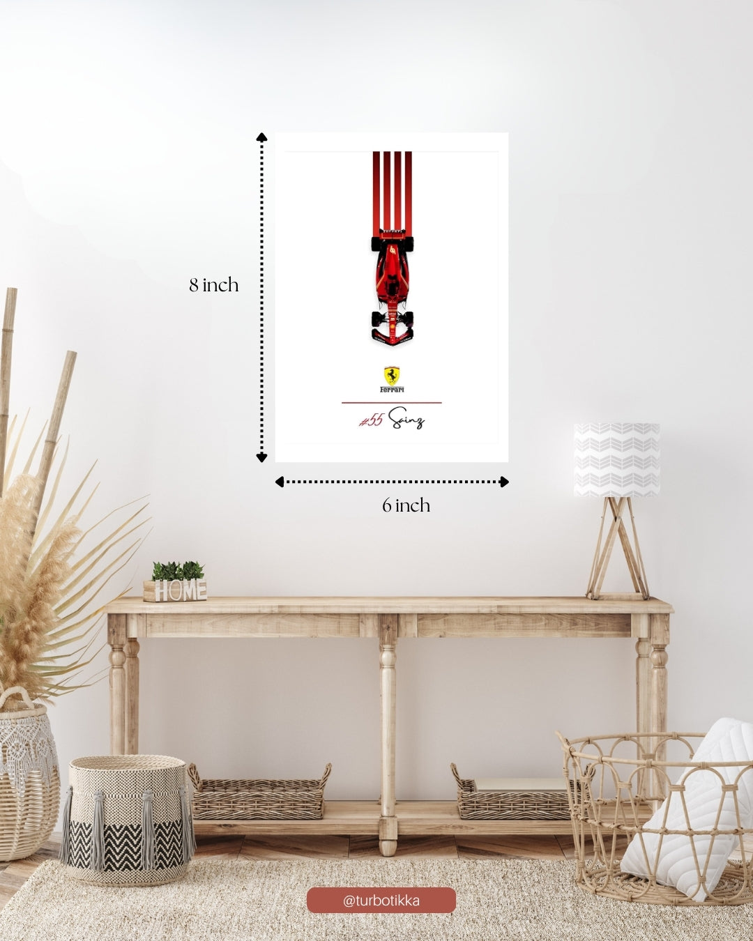 Ferrari F1-75 - Wall Poster