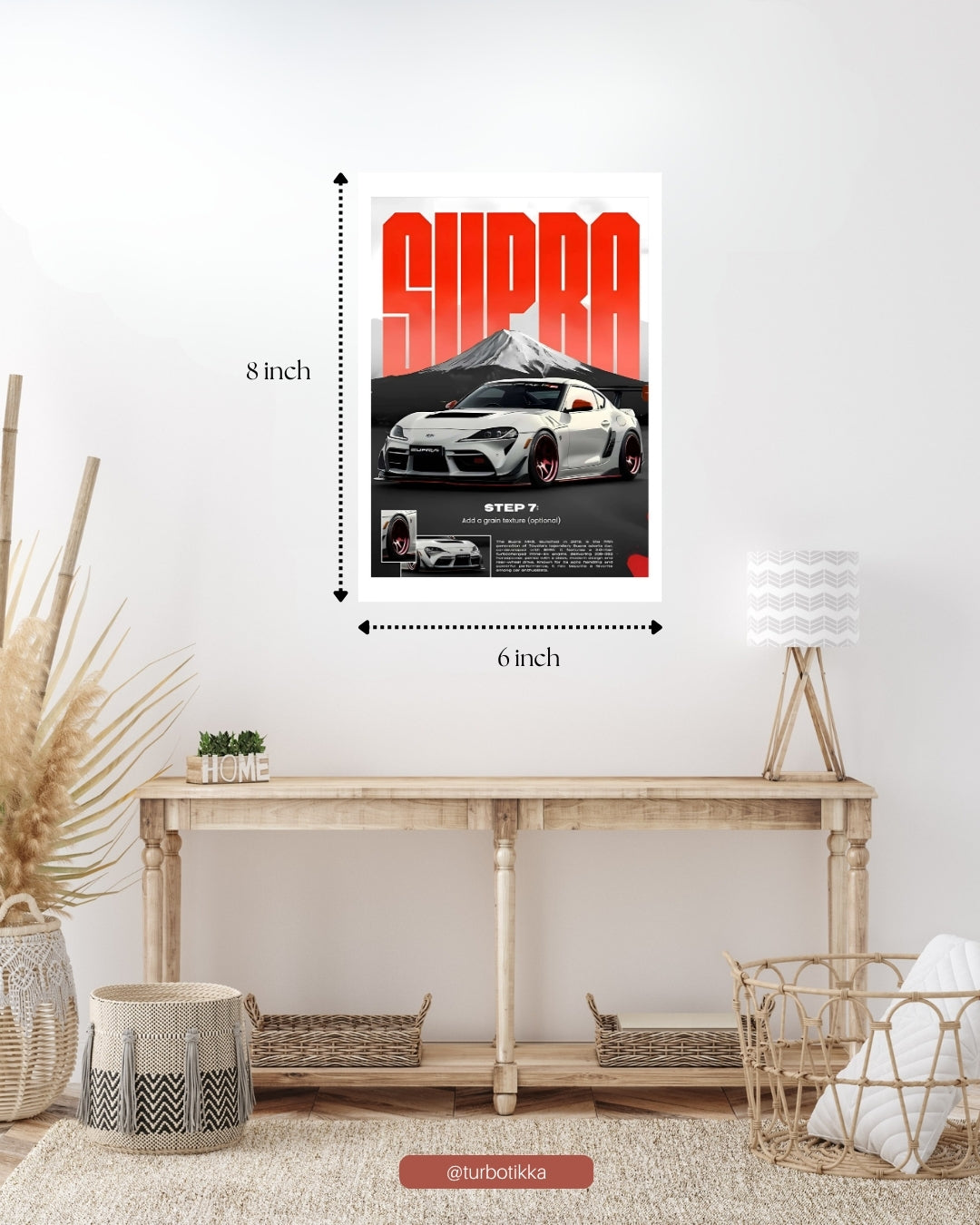 Toyota Supra MK4 - Wall Poster