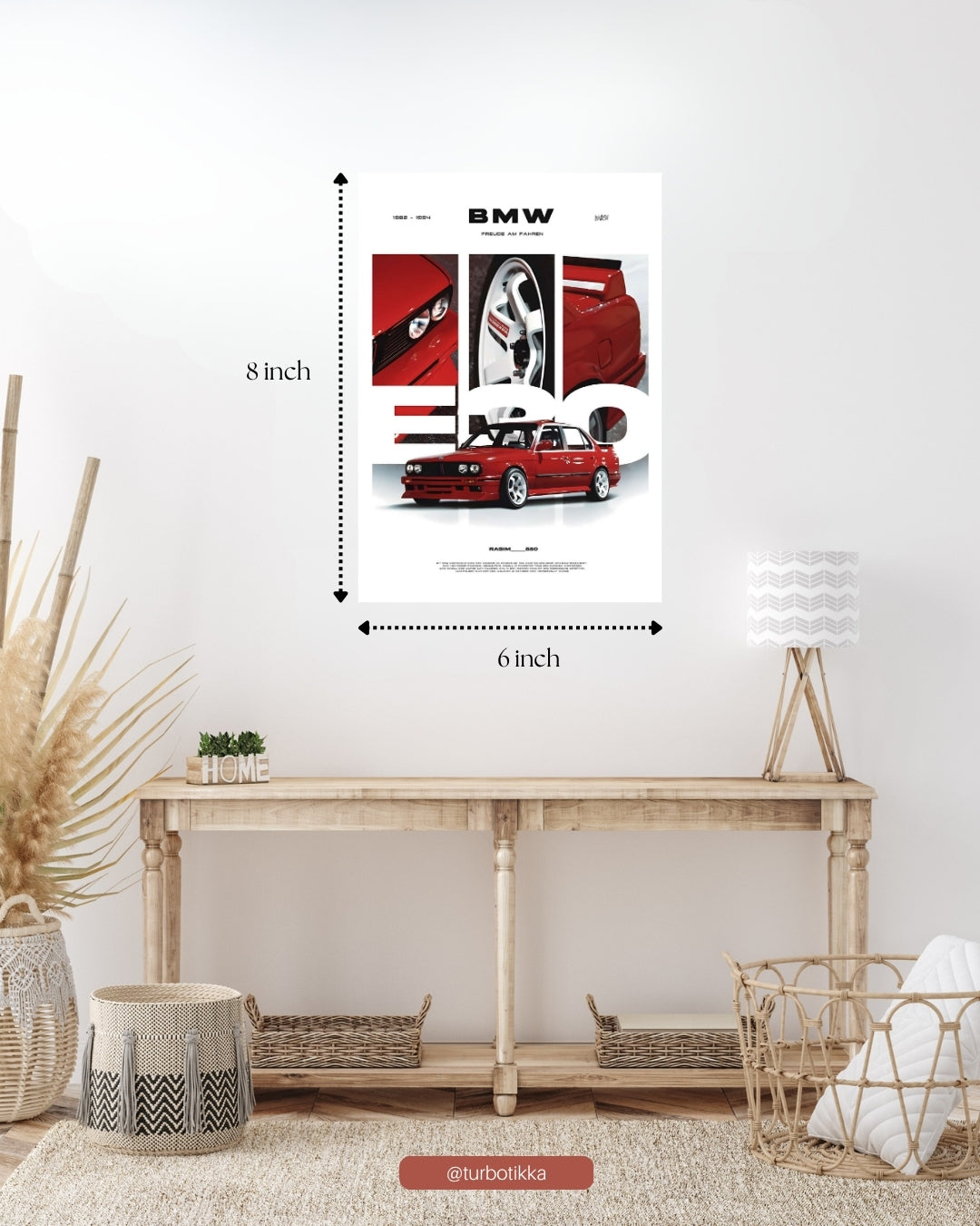 BMW M3 E30 - Wall Poster