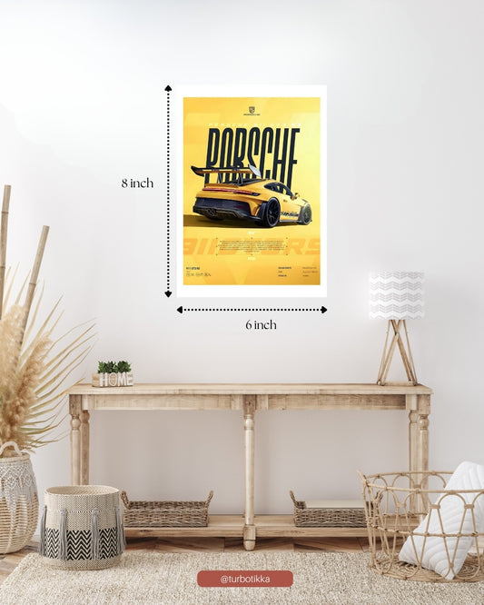 Porsche 911 GT3 RS - Wall Poster
