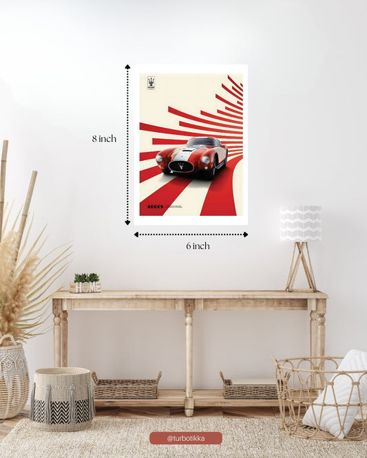 Maserati A6 - Wall Poster