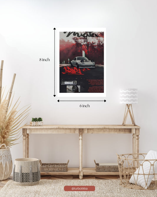 Mazda MX5 - Wall Poster