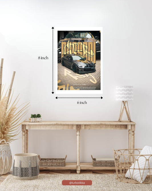 Nissan GTR R35 - Wall Poster