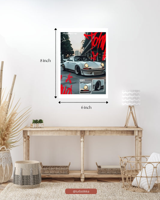 1988 Porsche 911 Carrera - Wall Poster