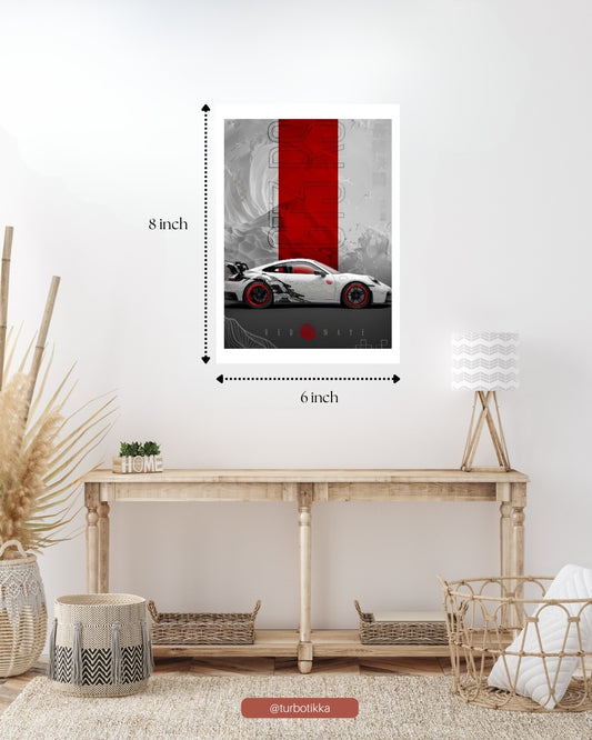 Porsche 911 GT3 RS - Wall Poster