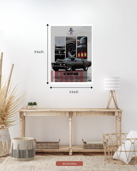 Ford Mustang GT - Wall Poster