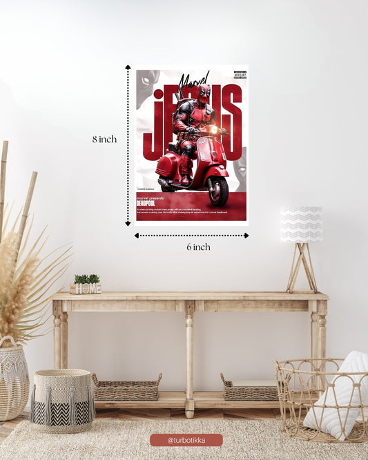 Deadpool "Marvel Jesus" - Wall Poster