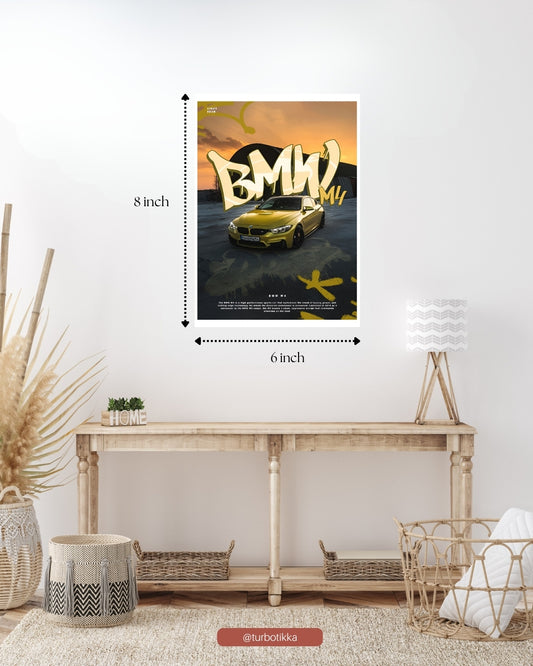BMW M4 - Wall Poster