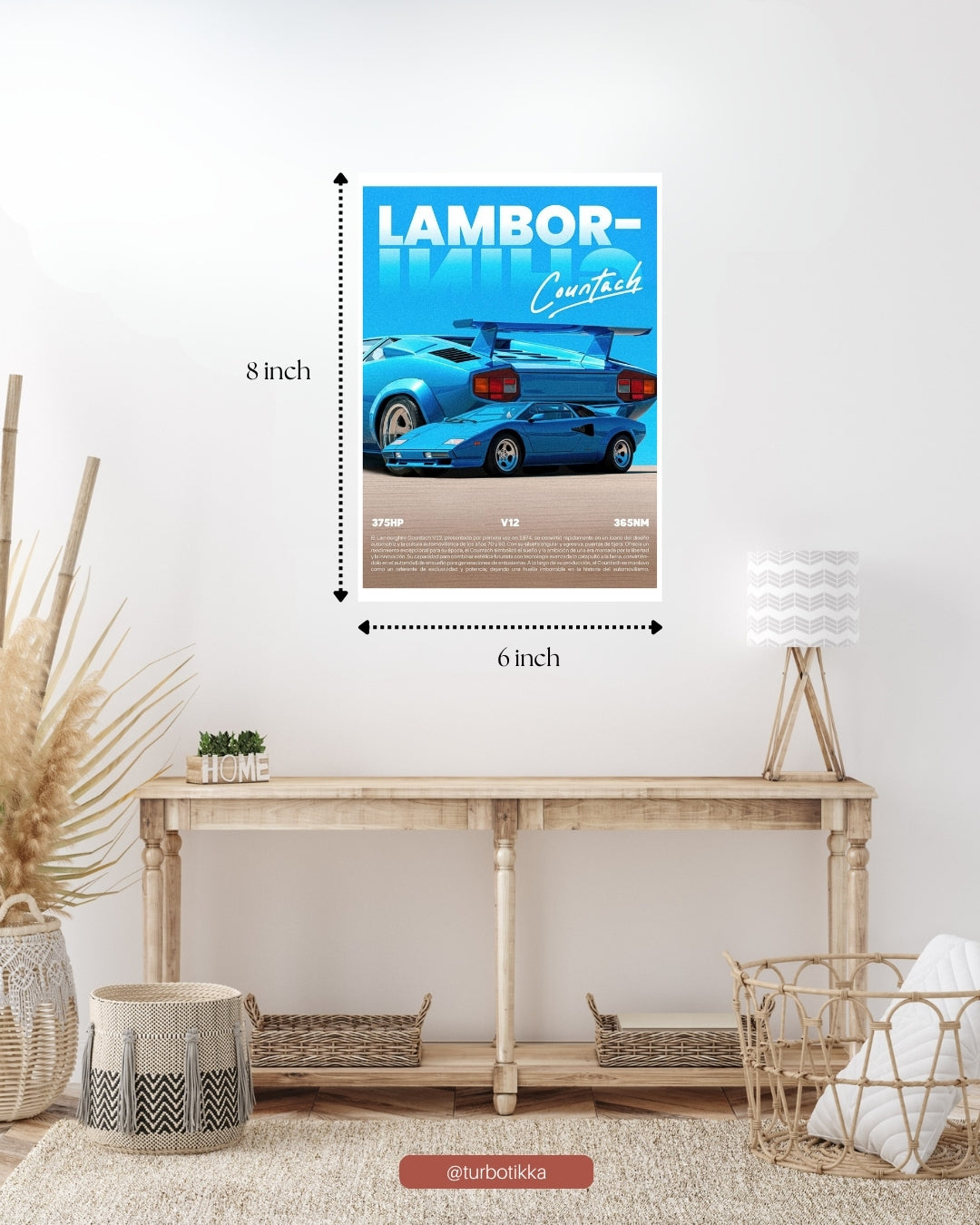 Lamborghini Countach - Wall Poster