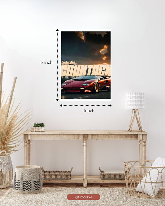 Lamborghini Countach - Wall Poster