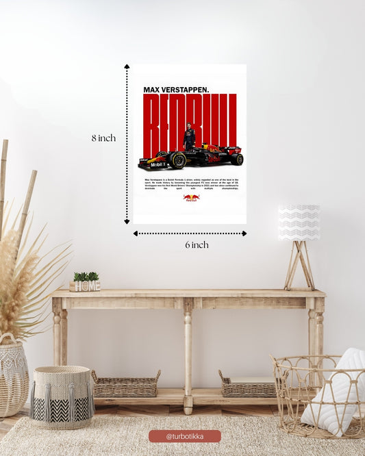 Formula 1 Max Verstappen - Wall Poster