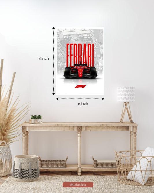 Scuderia Ferrari SF25 Formula 1 - Wall Poster