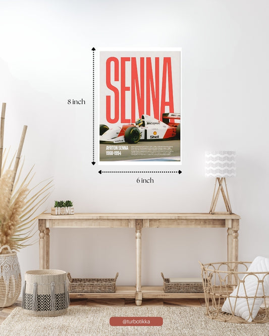 McLaren Formula 1 Ayrton Senna - Wall Poster
