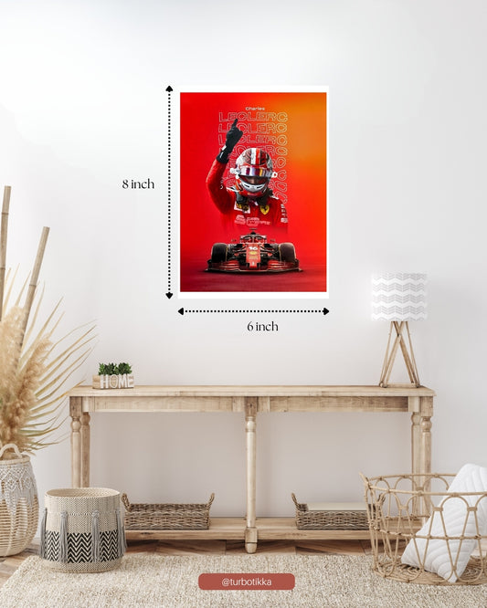 Scuderia Ferrari Charles Leclerc - Wall Poster