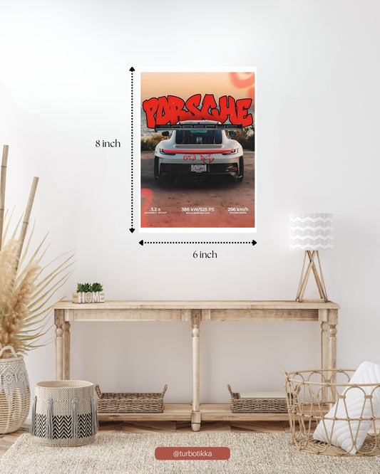 Porsche 911 GT3 RS - Wall Poster