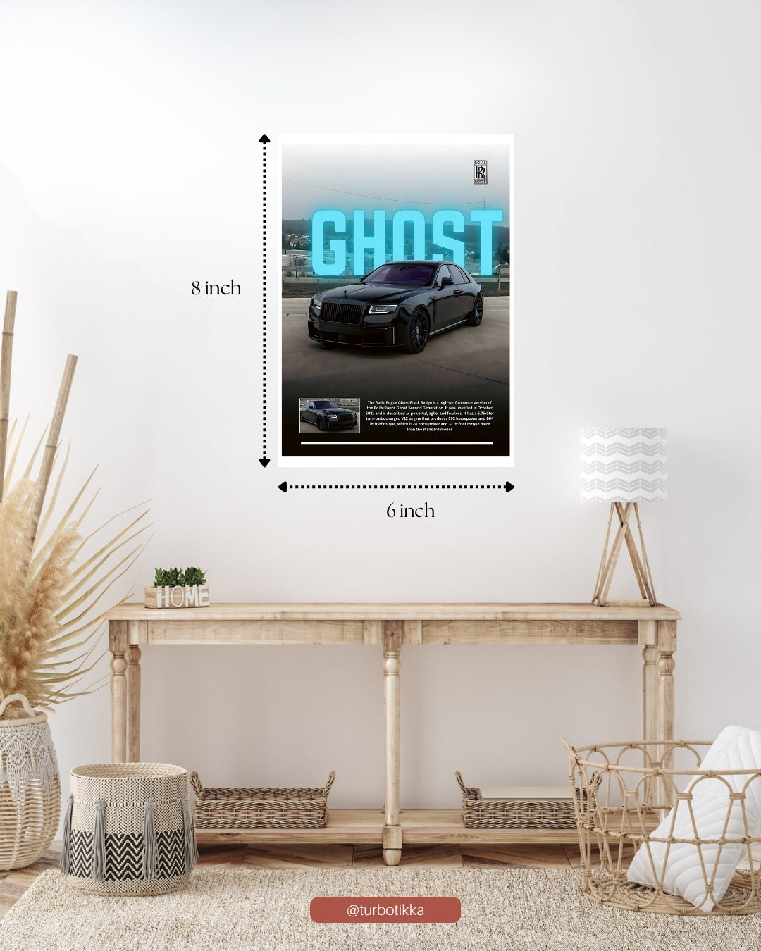 Rolls Royce Ghost - Wall Poster