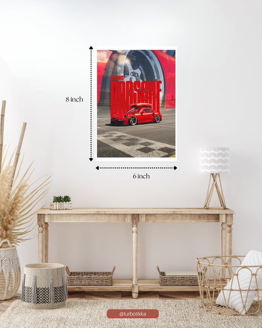 Porsche 911 GT3 RS - Wall Poster