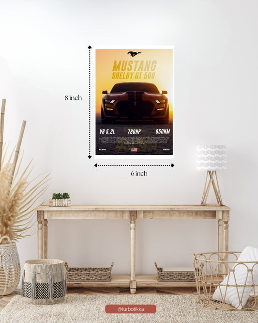 Shelby Mustang GT 500 - Wall Poster