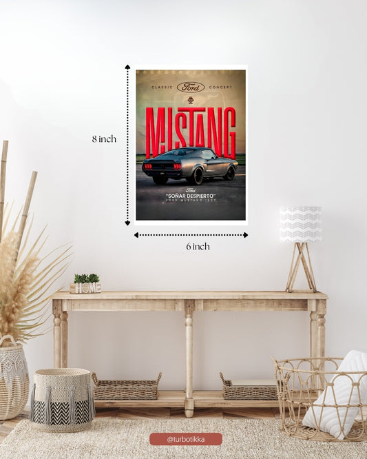 1967 Ford Mustang - Wall Poster