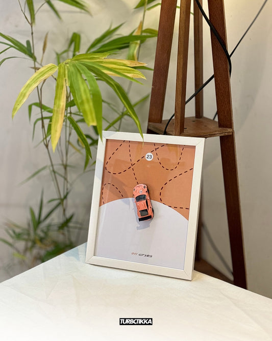 Porsche 911 GT3 RS PINK Framed - Wall Decor