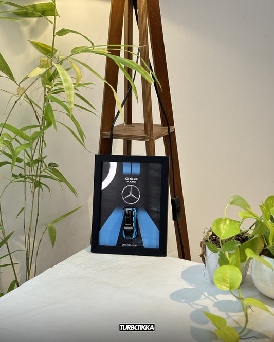 G-Wagon (replica) Blue & Black Framed - Wall Art