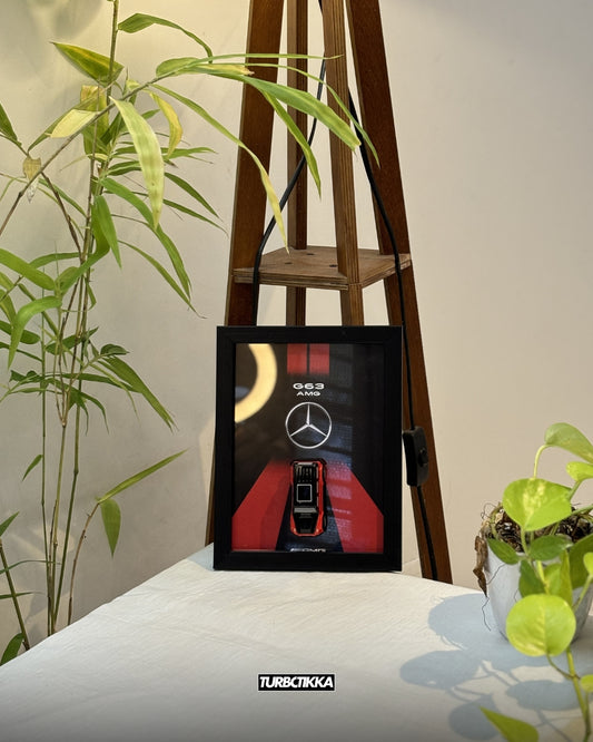 G-Wagon (replica) Red & Black Framed - Wall Art