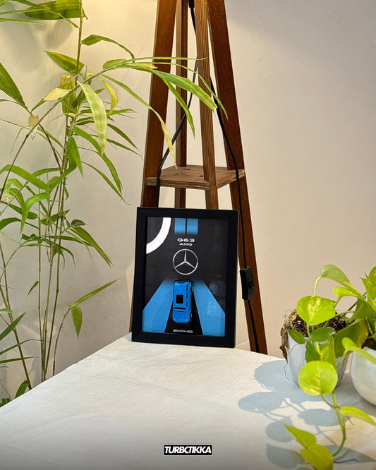 G-Wagon (replica) Blue Framed - Wall Art