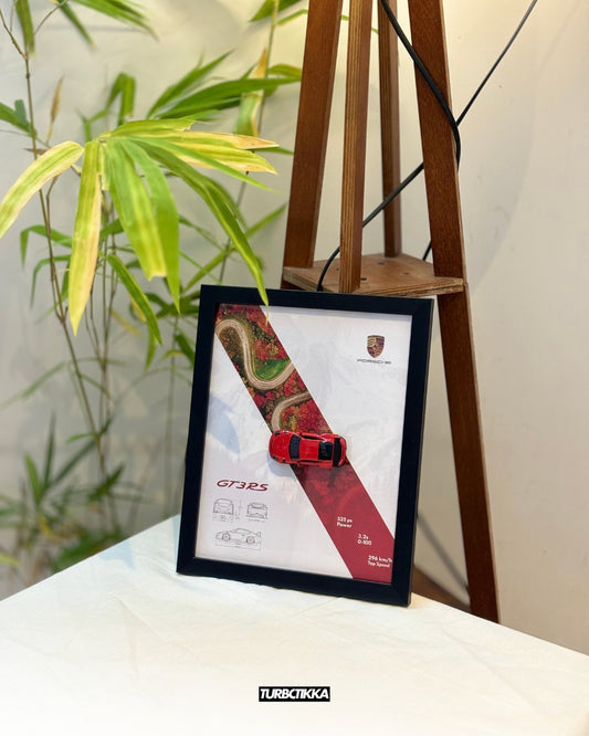 Porsche 911 GT3 RS Red Framed - Wall Decor