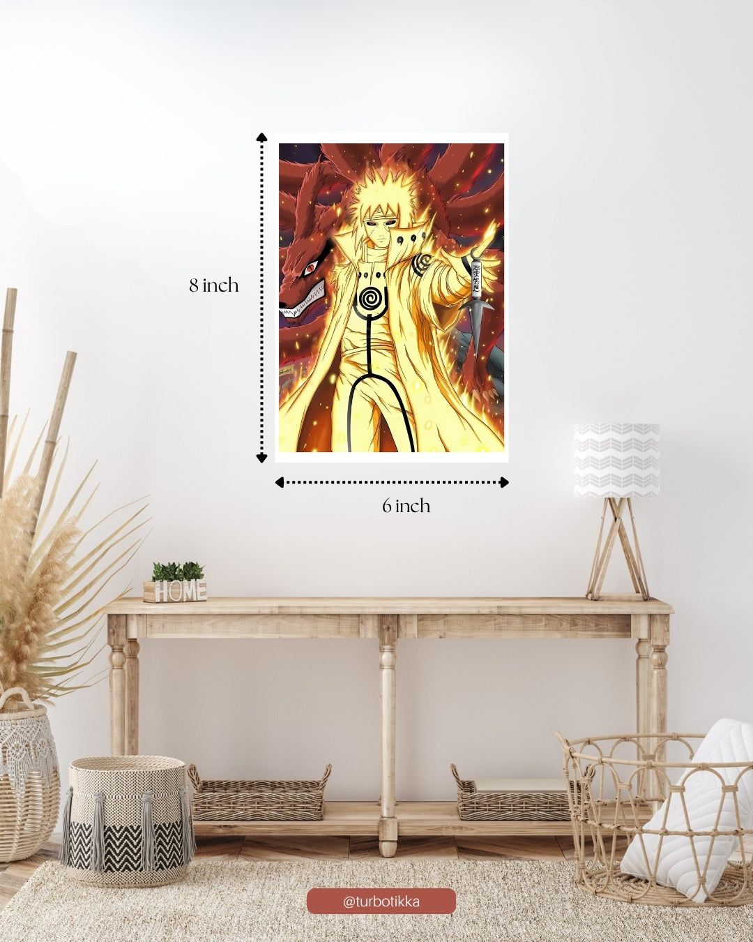 Kurama Minato Namizake - Wall Poster