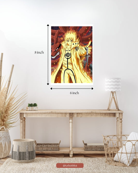 Kurama Minato Namizake - Wall Poster