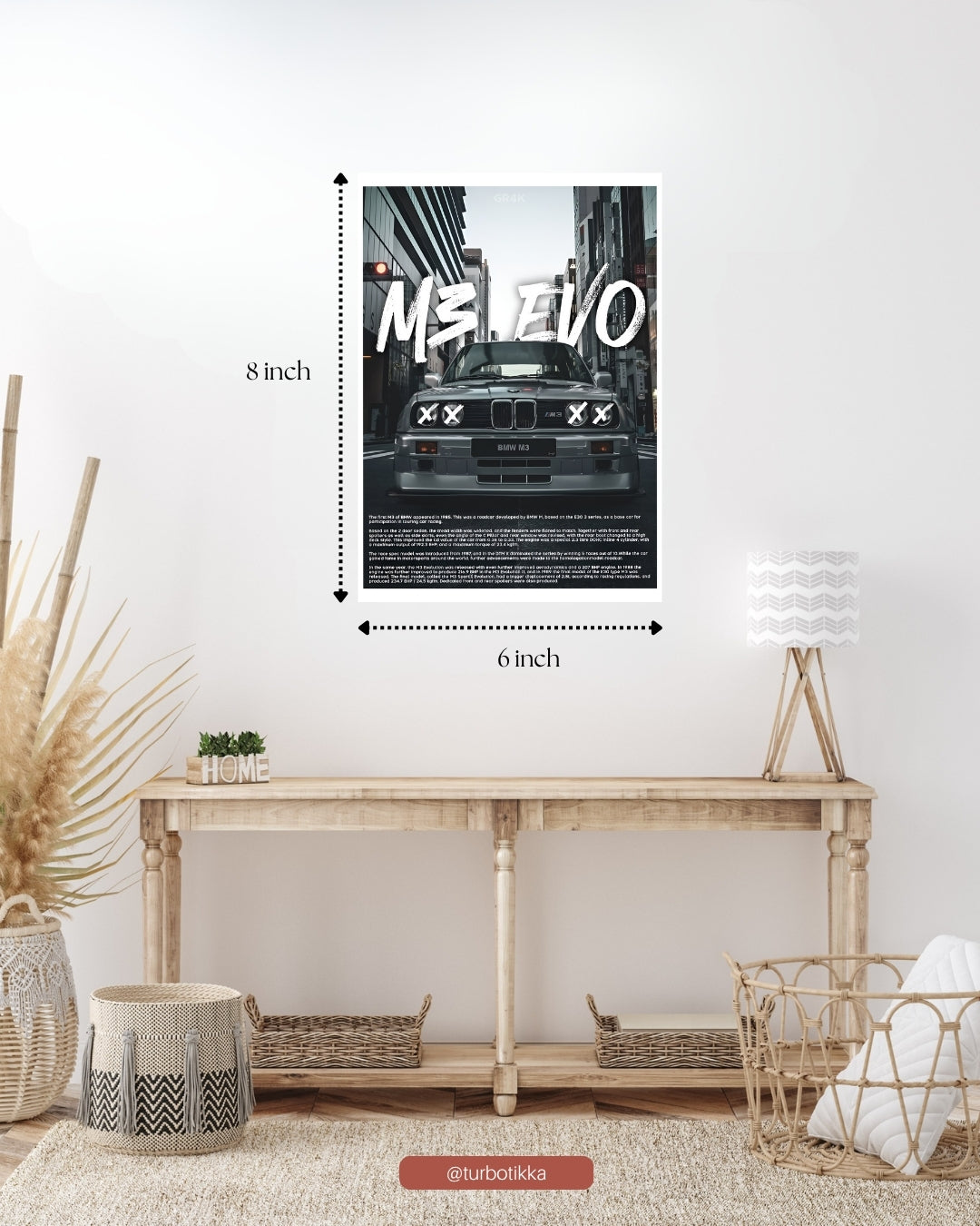 BMW M3 Evo - Wall Poster