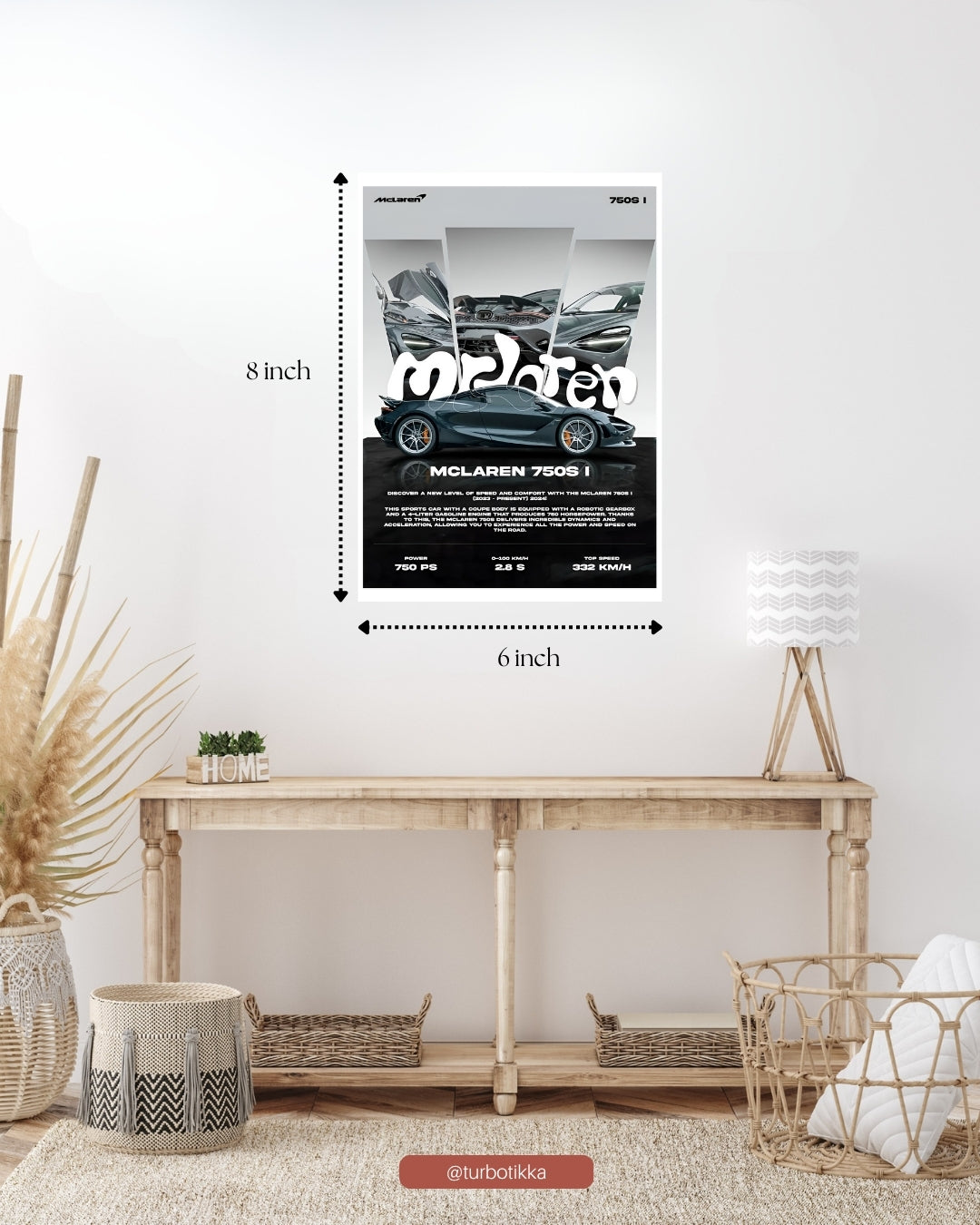 McLaren 750S - Wall Poster