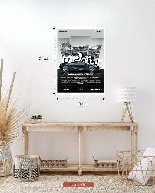 McLaren 750S - Wall Poster